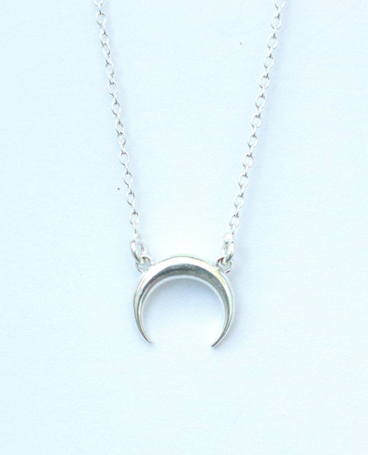 Colgante media luna plata KHAMALI