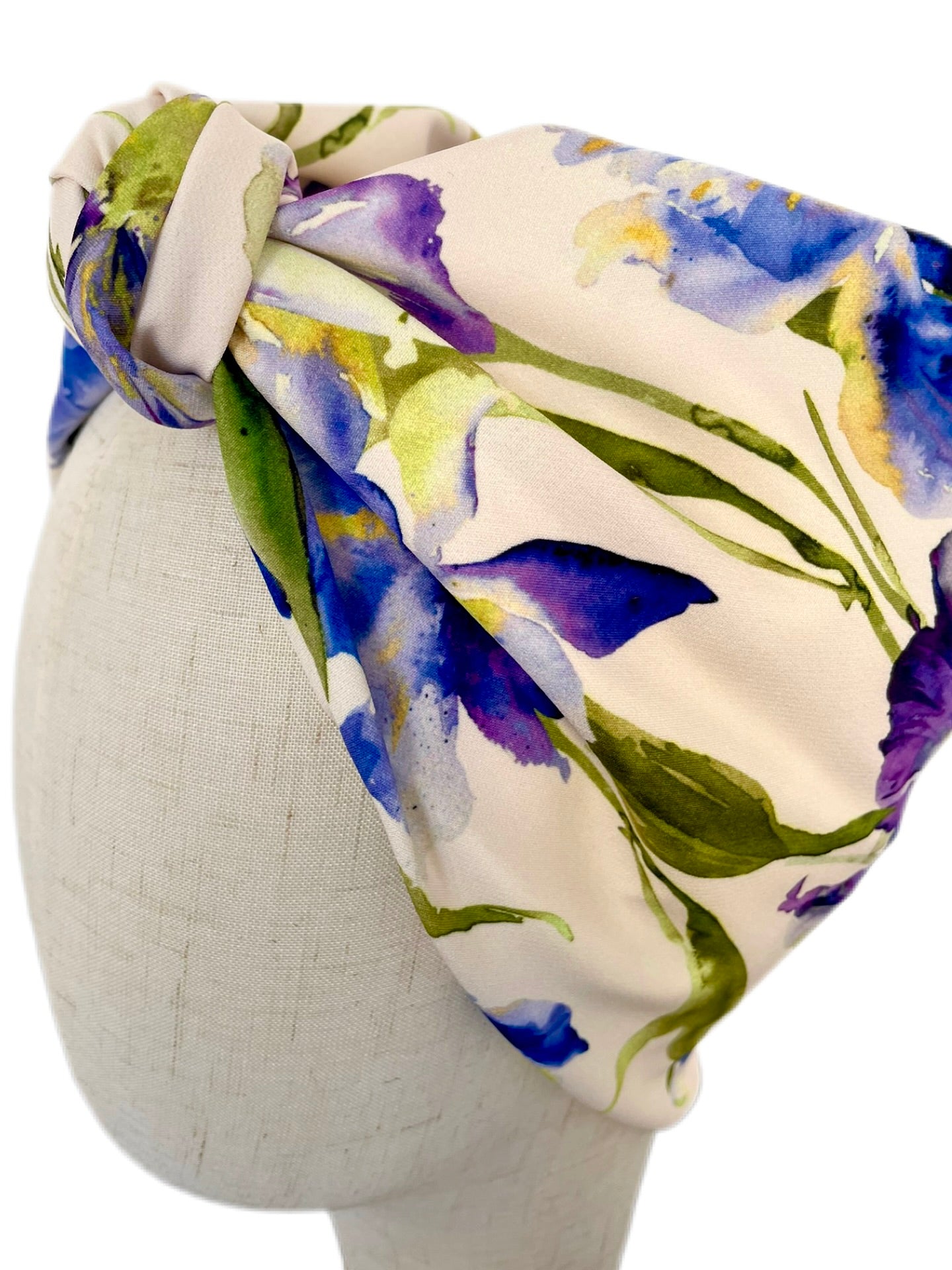 Turbante Completo Boheme Floral Lila
