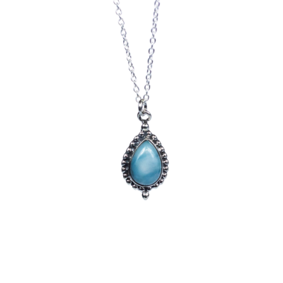 Colgante de larimar grande