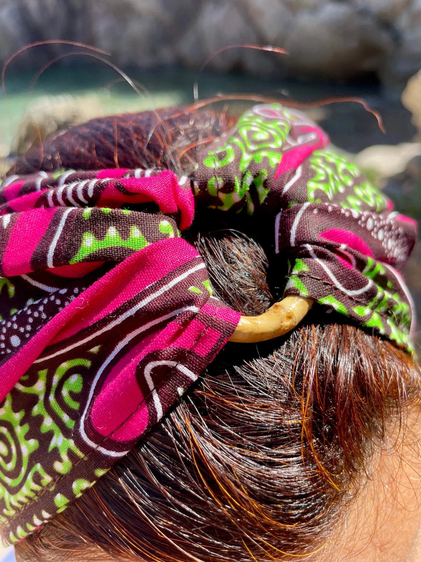 Turbante versátil convertible en top de algodón - KHAMALI