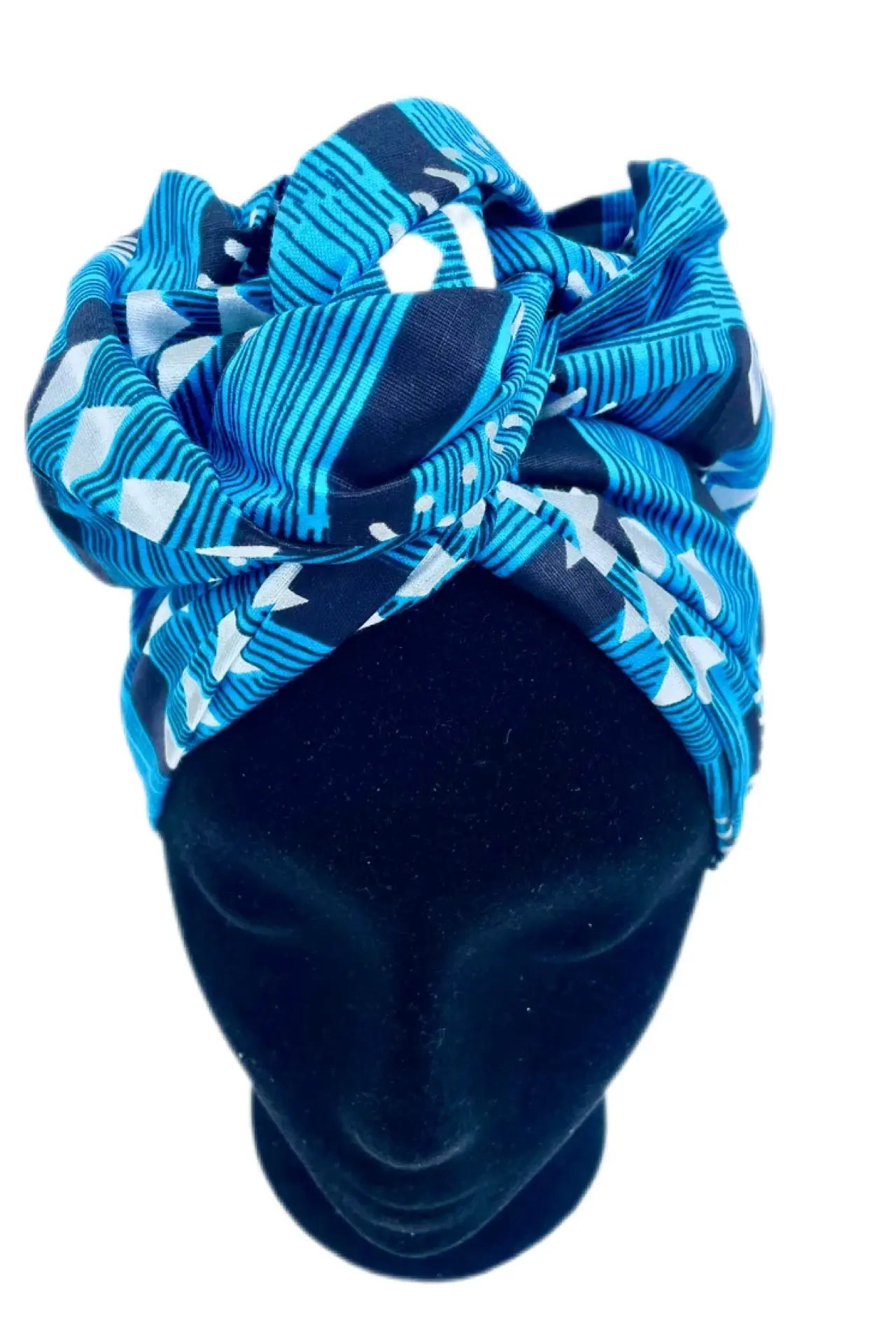 Turbante étnico toda la cabeza con alambre KHAMALI