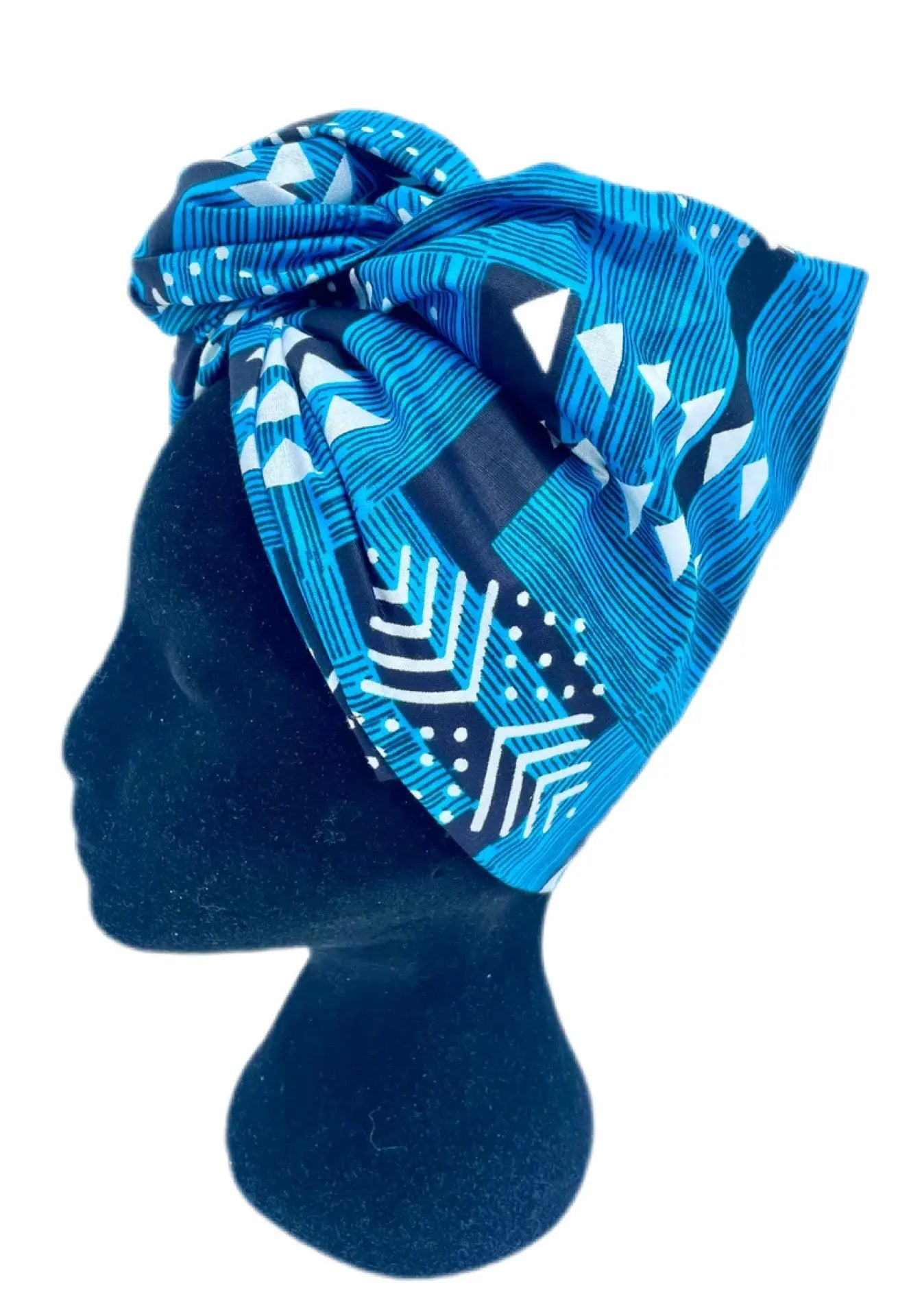 Turbante étnico toda la cabeza con alambre KHAMALI