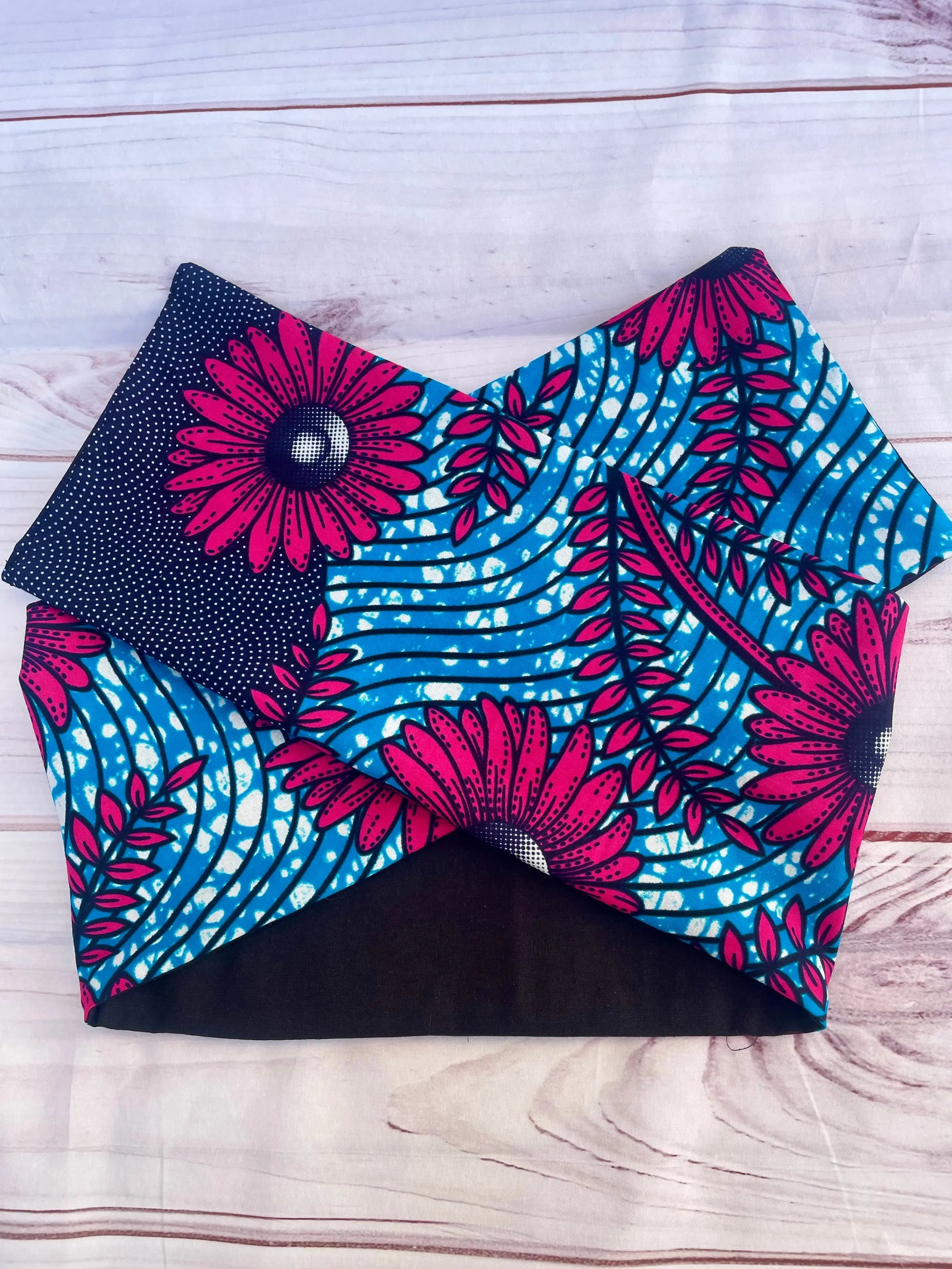 Turbante floral con alambre KHAMALI