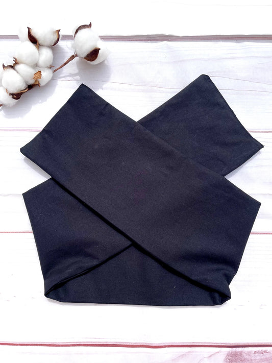 Turbante negro con alambre KHAMALI