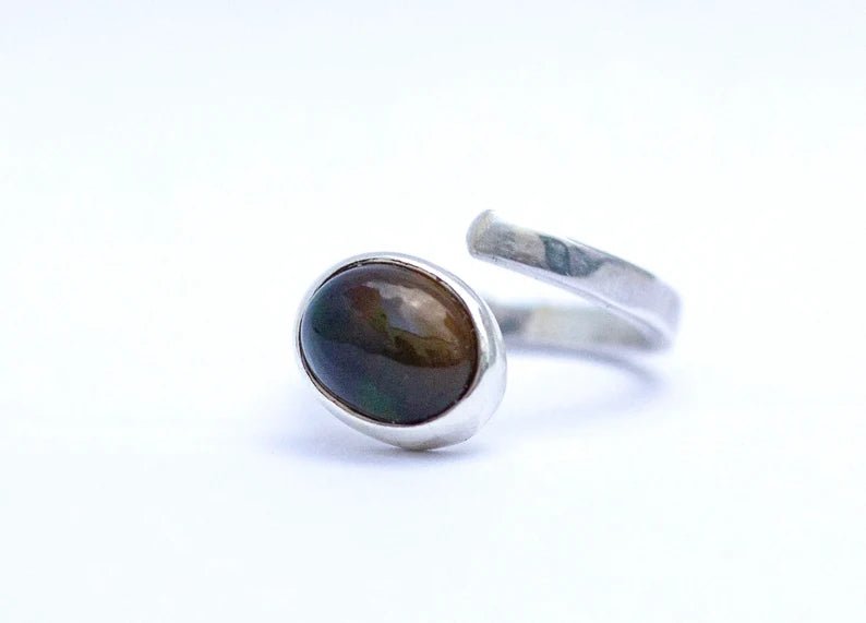 Anillo ajustable de Ópalo - Pieza ÚNICA - KHAMALI