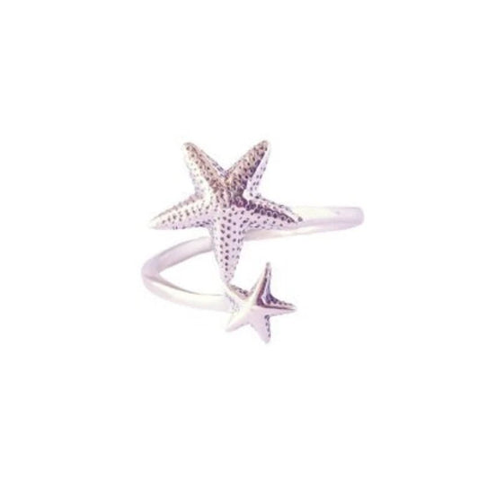 Anillo estrella de mar plata 925 - KHAMALI