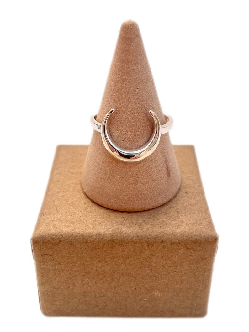 Anillo media luna en plata 925 - KHAMALI