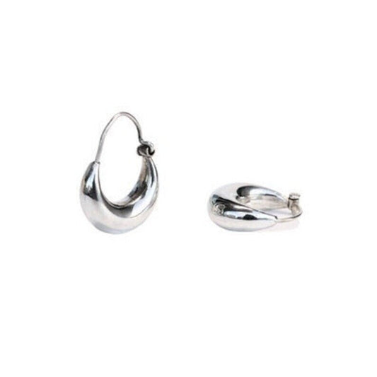 Aros gruesos de plata 925 – Clásicos con carácter - KHAMALI