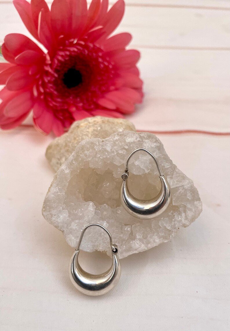 Aros gruesos de plata 925 – Clásicos con carácter - KHAMALI