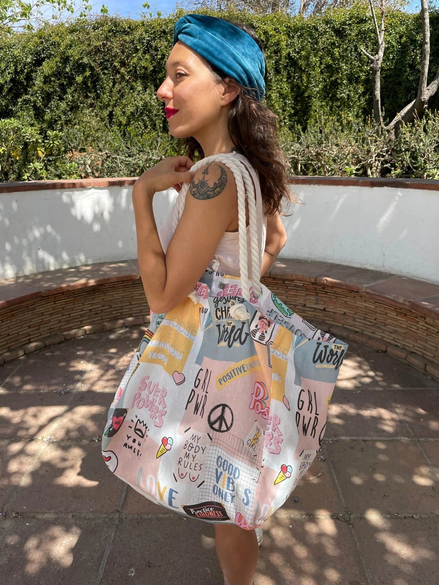 Bolsa de playa Girl Power - KHAMALI