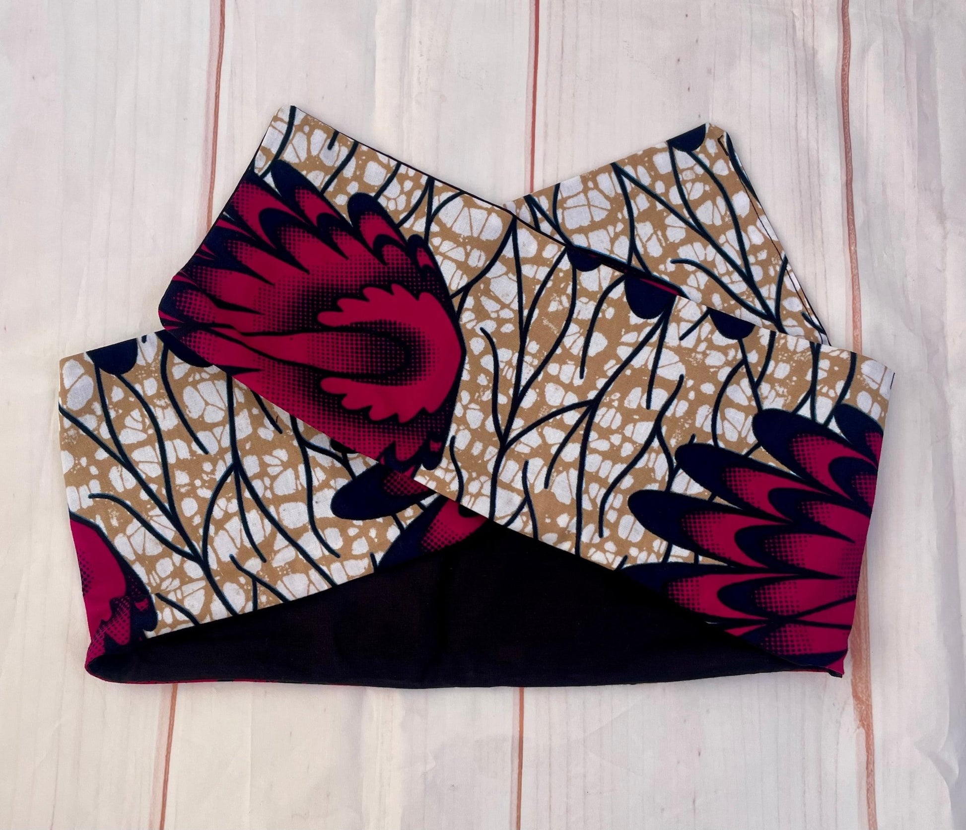 Cinta con alambre floral fucsia - KHAMALI