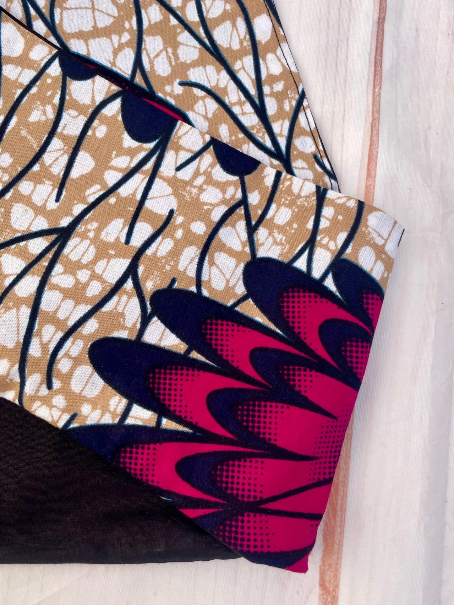 Cinta con alambre floral fucsia - KHAMALI