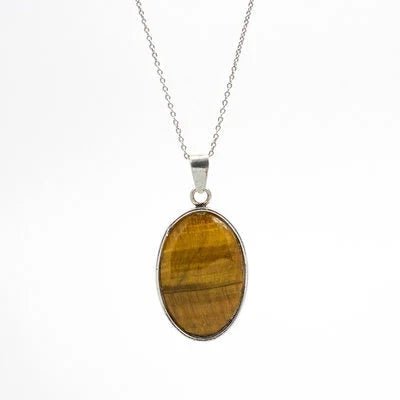 Colgante de ojo de tigre natural - KHAMALI