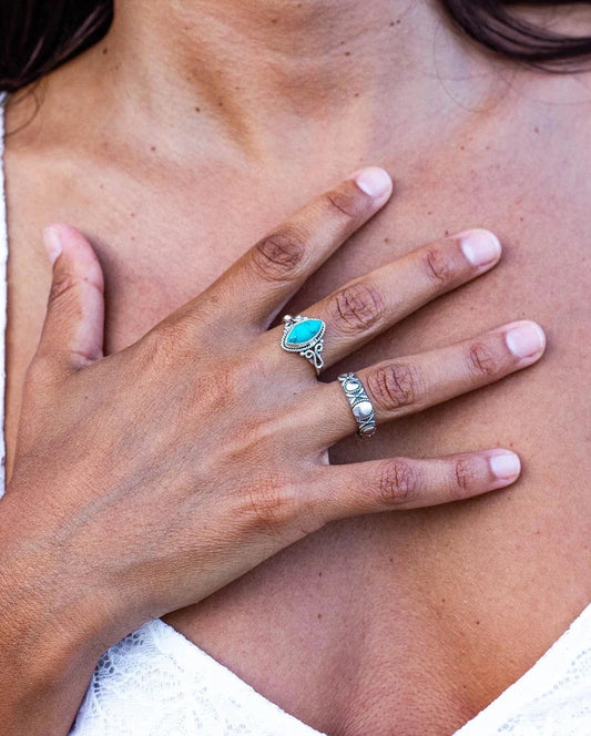 Anillo turquesa KHAMALI