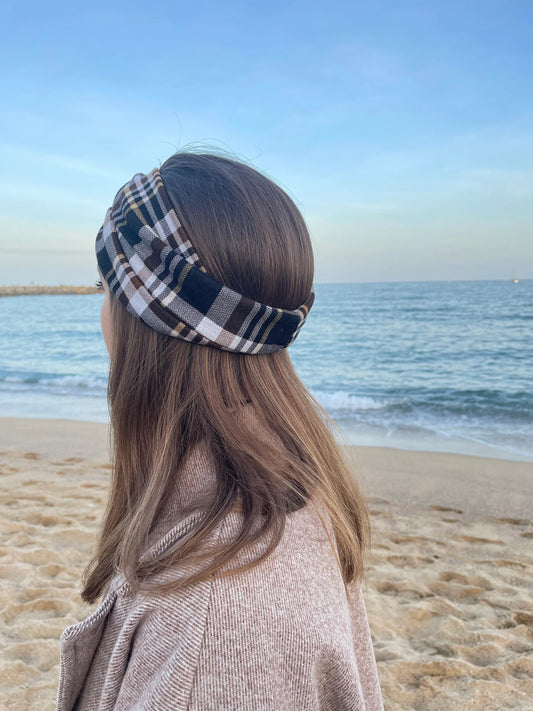 Turbante a cuadros khamali Shop