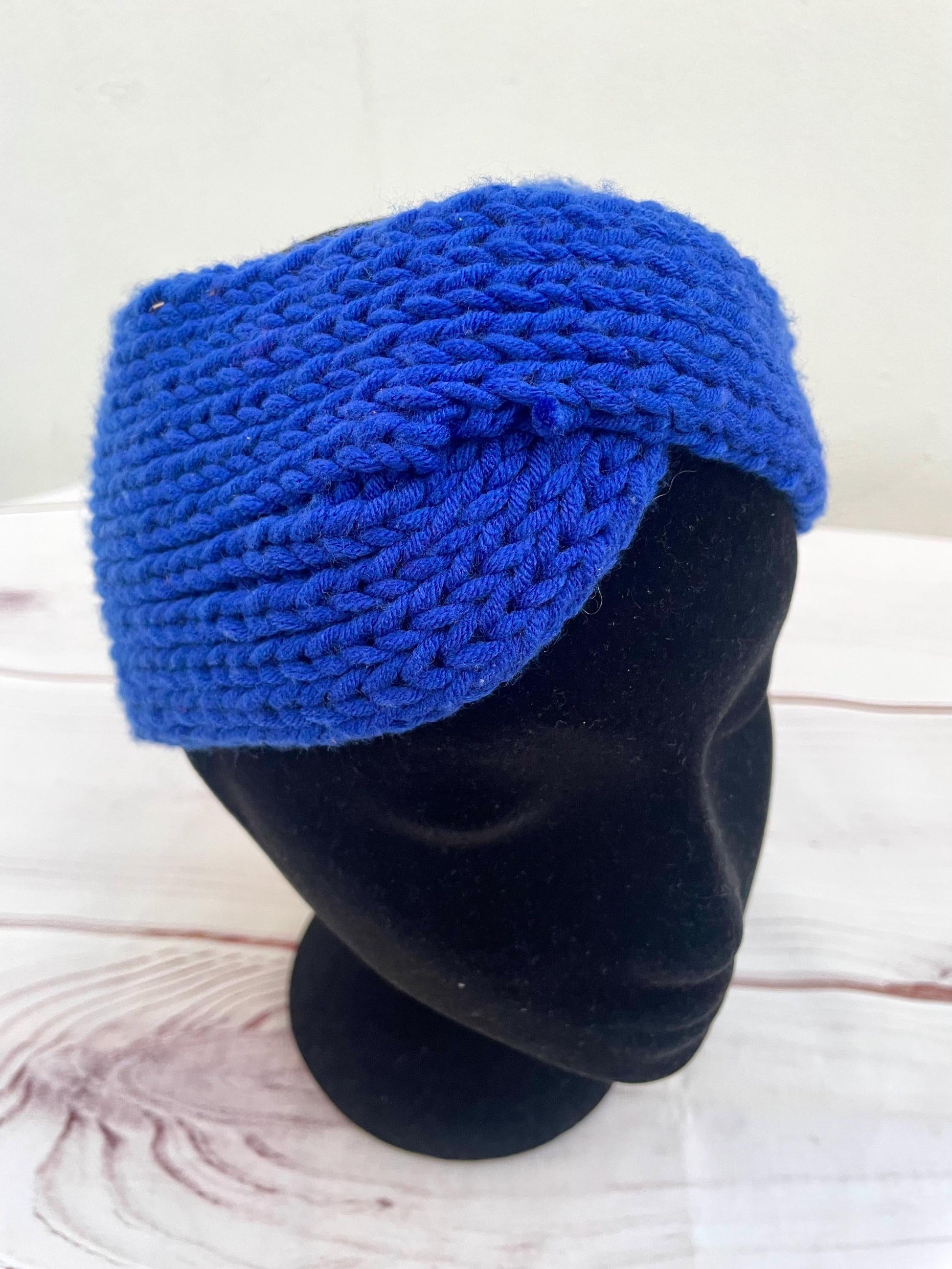 Turbante tejido a mano con lana sintética KHAMALI