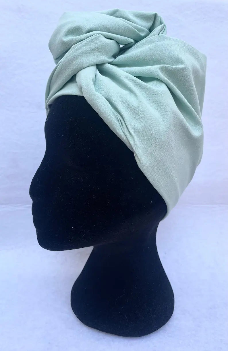 Turbante Completo Verde Agua - KHAMALI