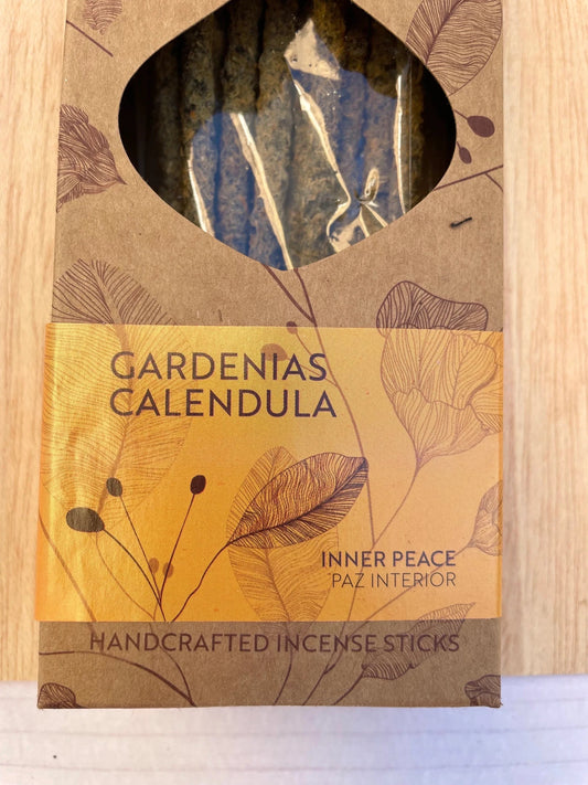 INCIENSO NATURAL HECHO A MANO Gardenias y Caléndulas - KHAMALI