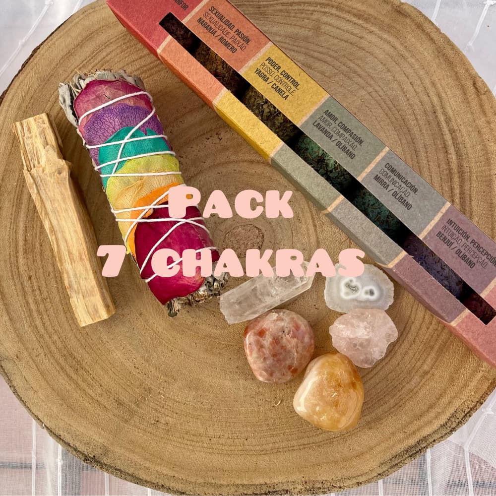 PACK COMPLETO SAHUMERIOS 7 CHAKRAS - KHAMALI