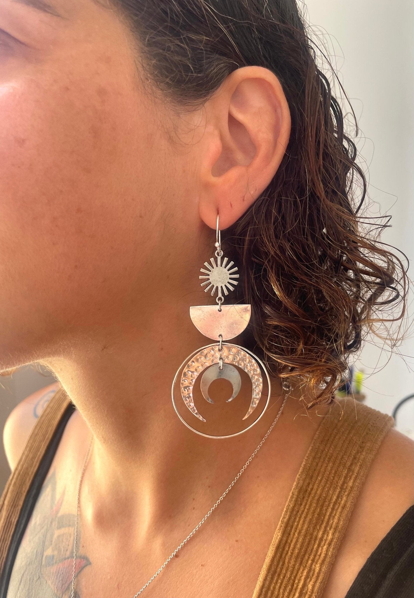 Pendientes boho largos - KHAMALI