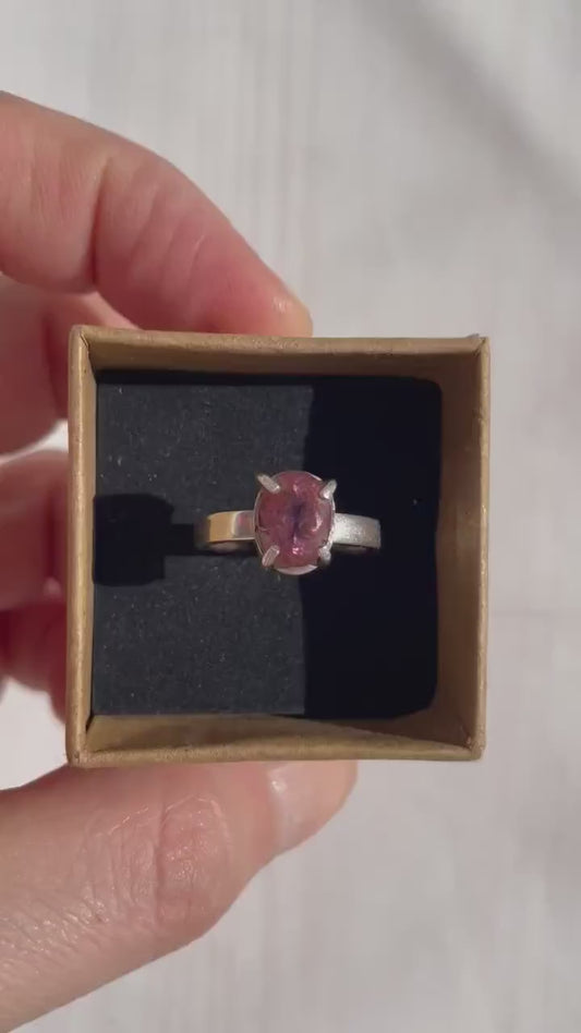 Anillo Turmalina hecho a mano - Pieza ÚNICA