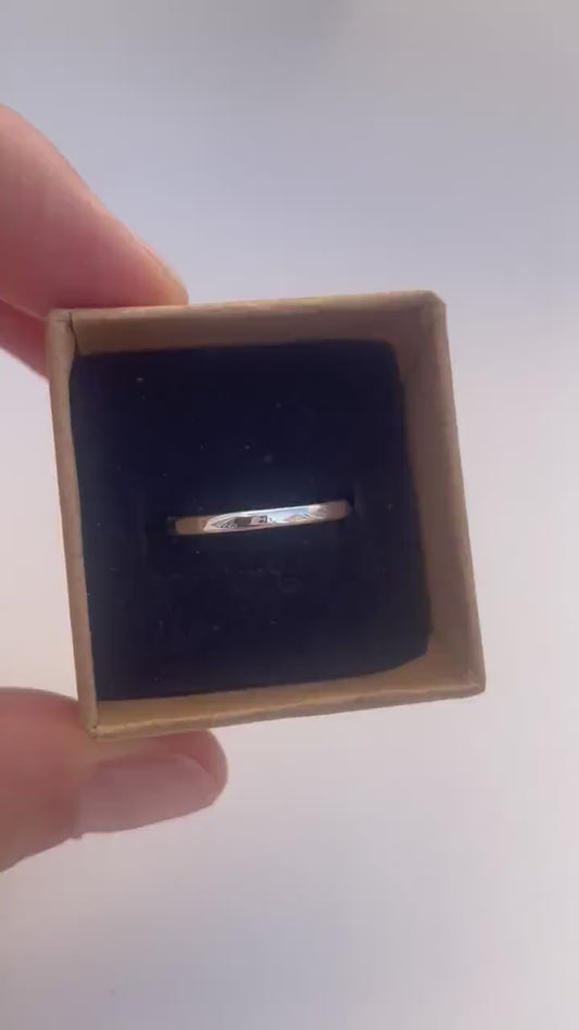 Anillo fino en plata 925