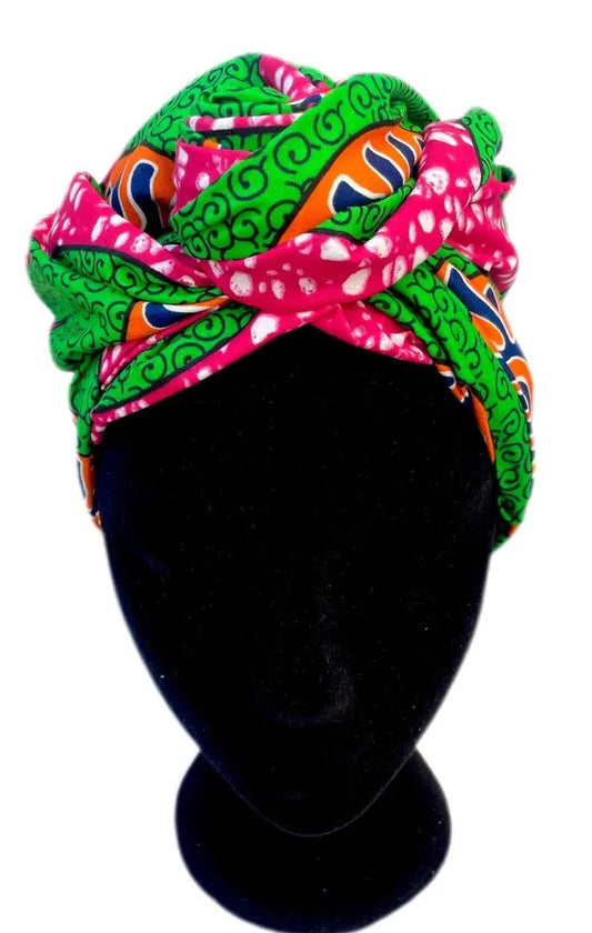 Turbante africano completo alegre - KHAMALI