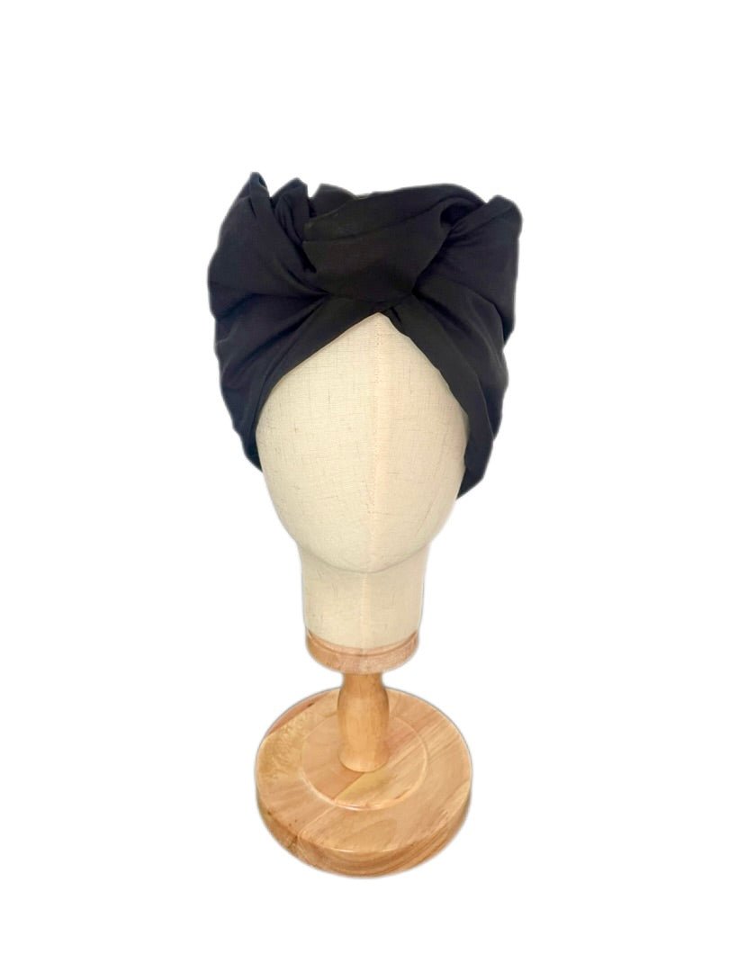 Turbante Completo con Alambre Negro ESENCIA - KHAMALI