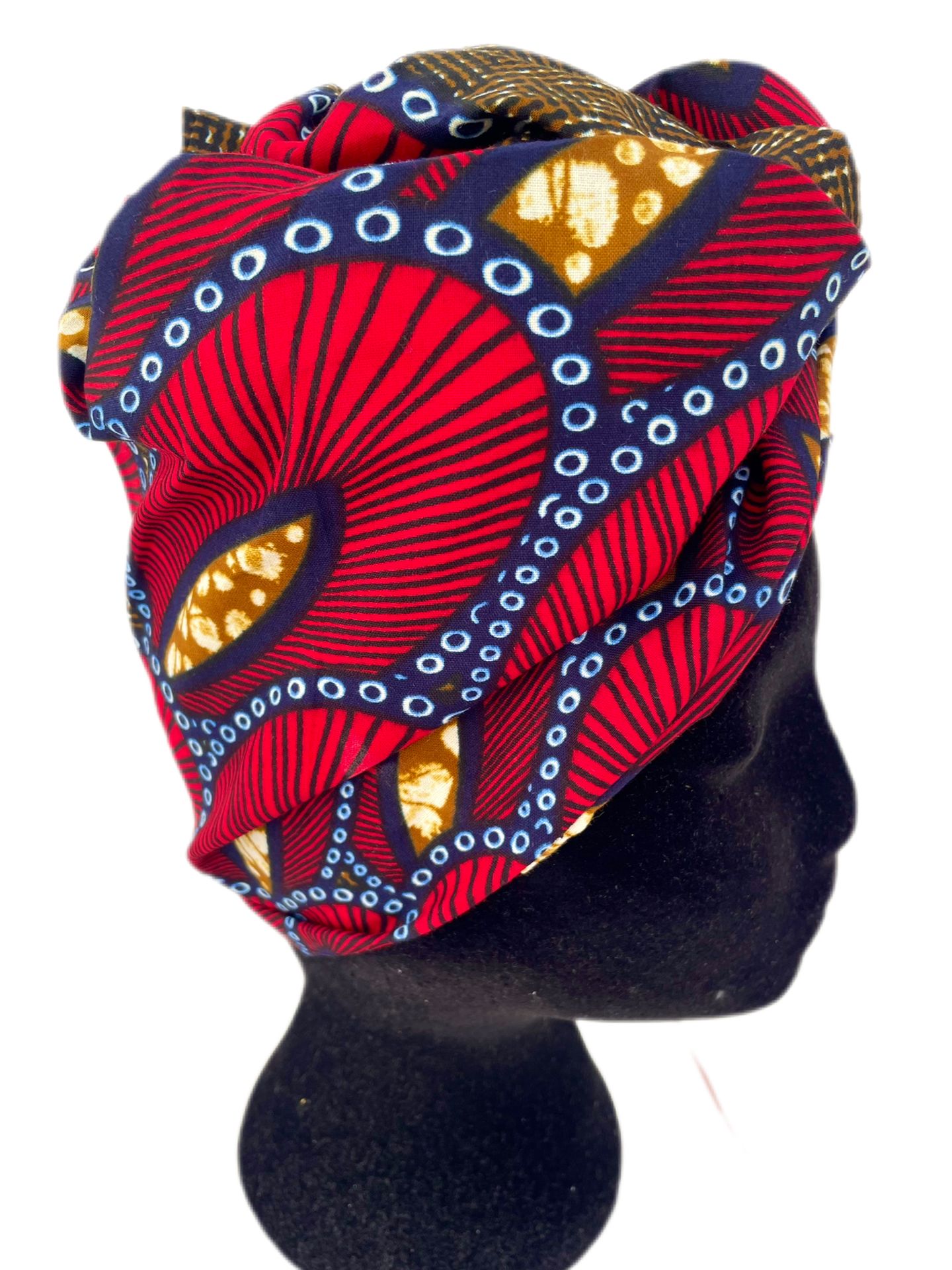 Turbante completo rojo - KHAMALI