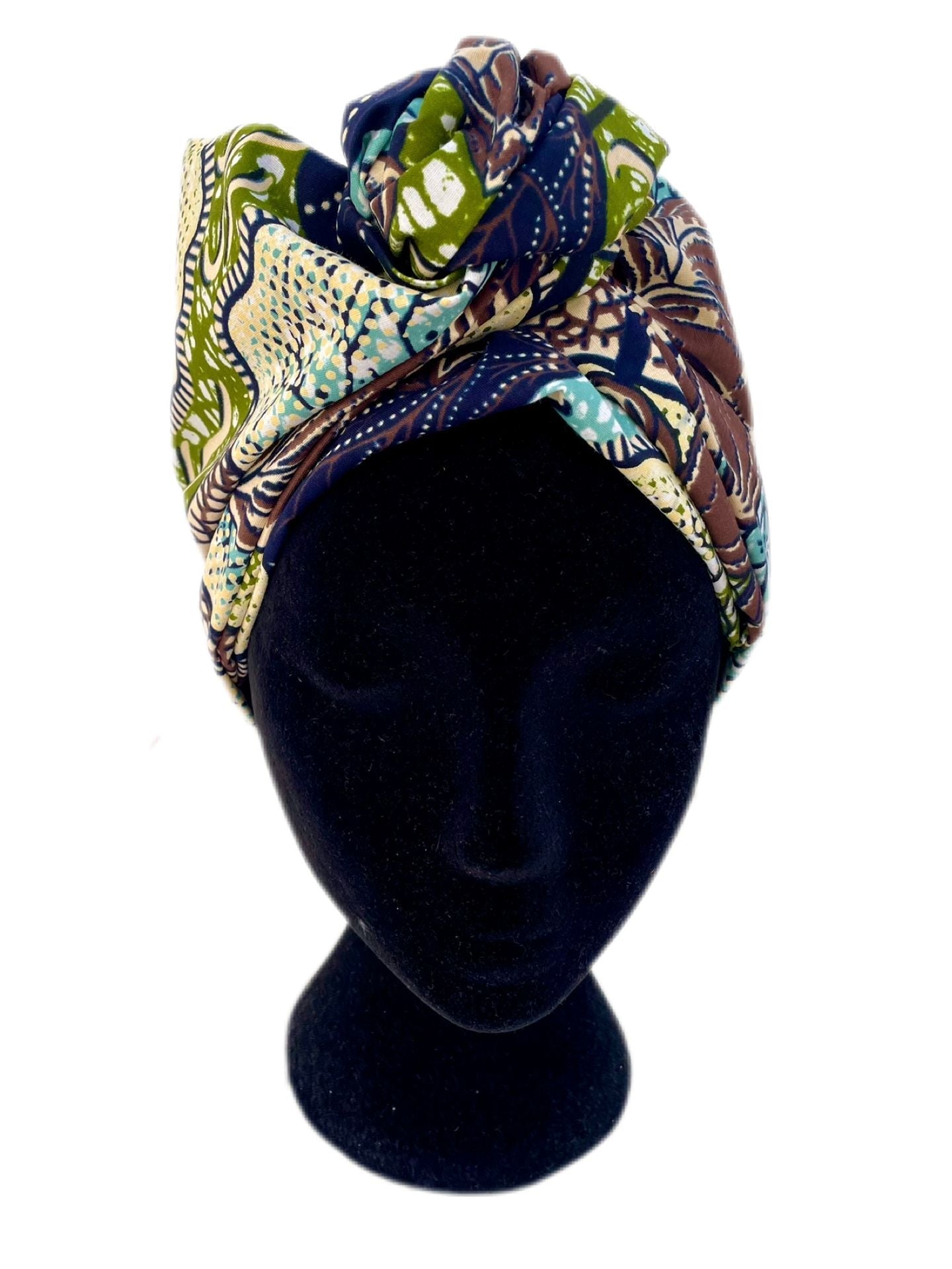 Turbante floral para toda la cabeza - KHAMALI