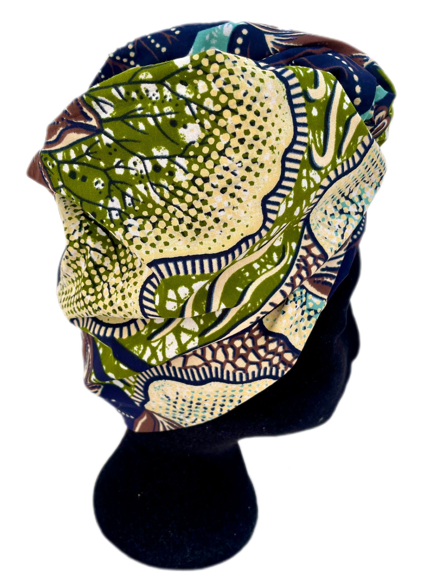 Turbante floral para toda la cabeza - KHAMALI