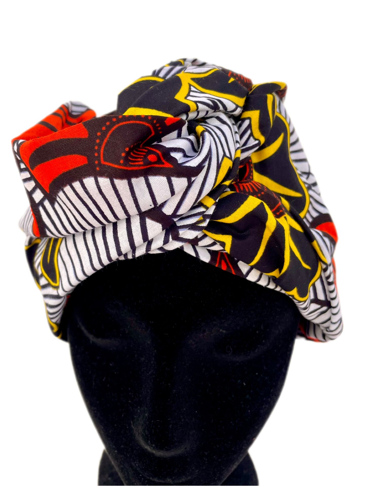 Turbante floral rayas - KHAMALI