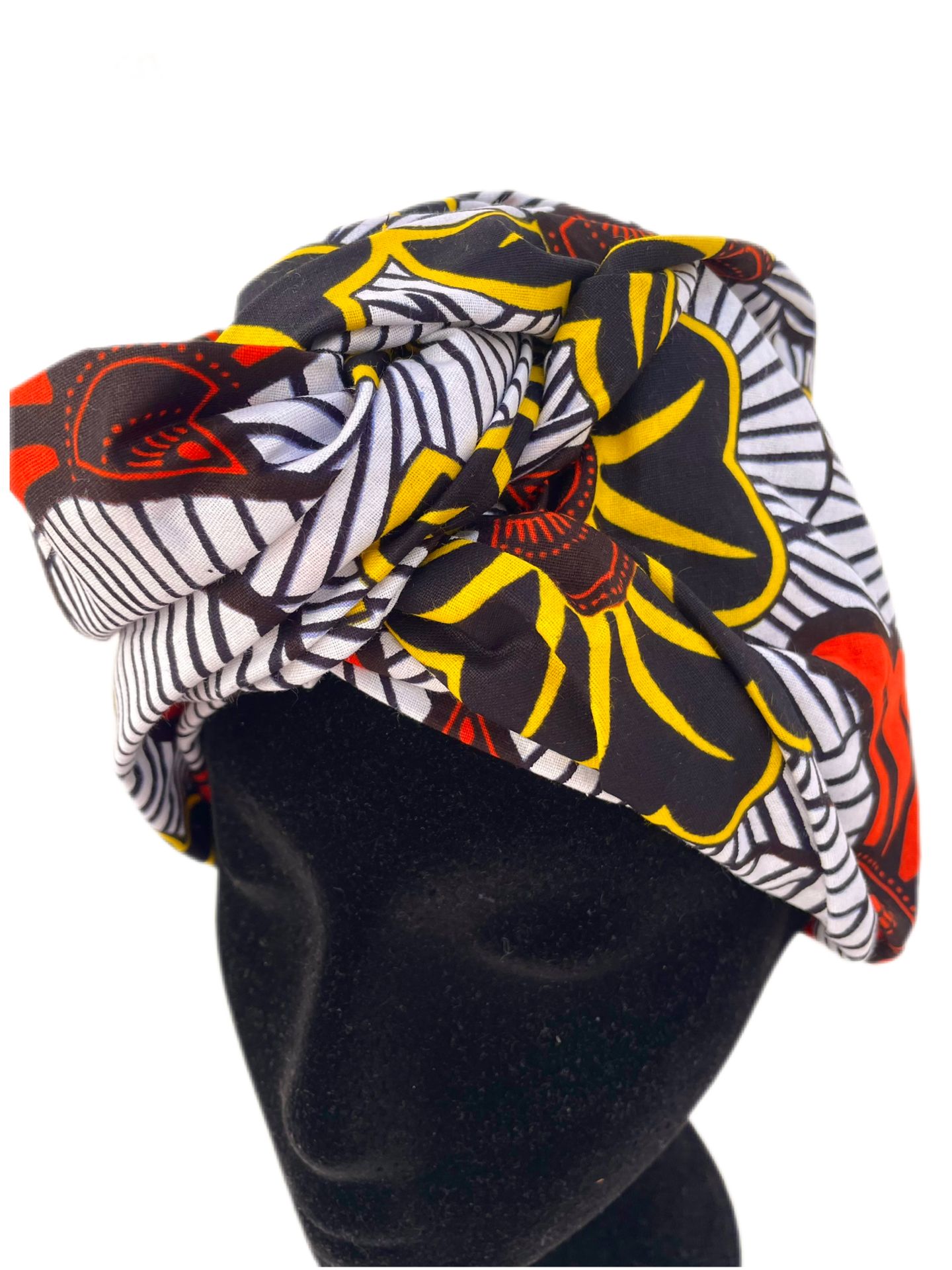 Turbante floral rayas - KHAMALI
