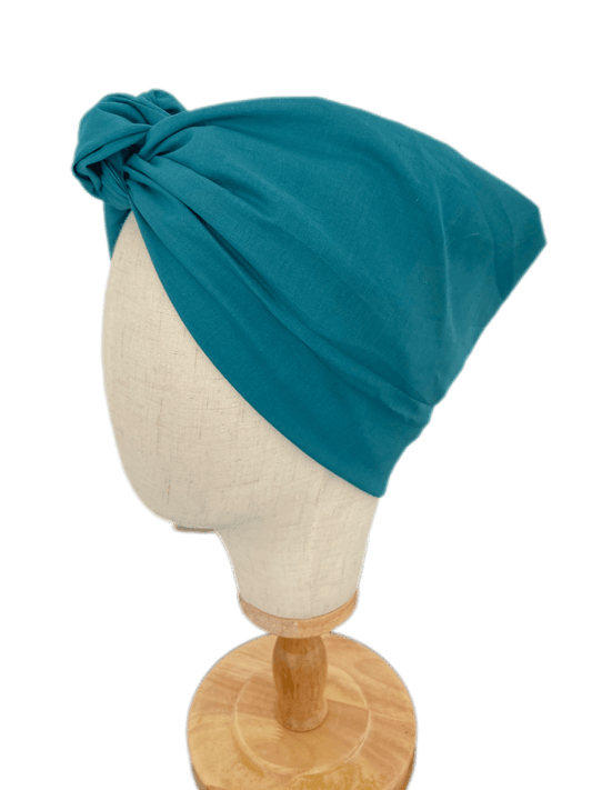 Turbante integral BOHEME · Turquesa ECO 🩵 - KHAMALI