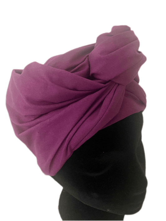 Turbante morado completo - KHAMALI