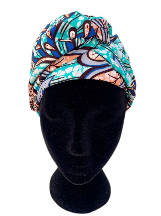 Turbante toda la cabeza estilo floral - KHAMALI