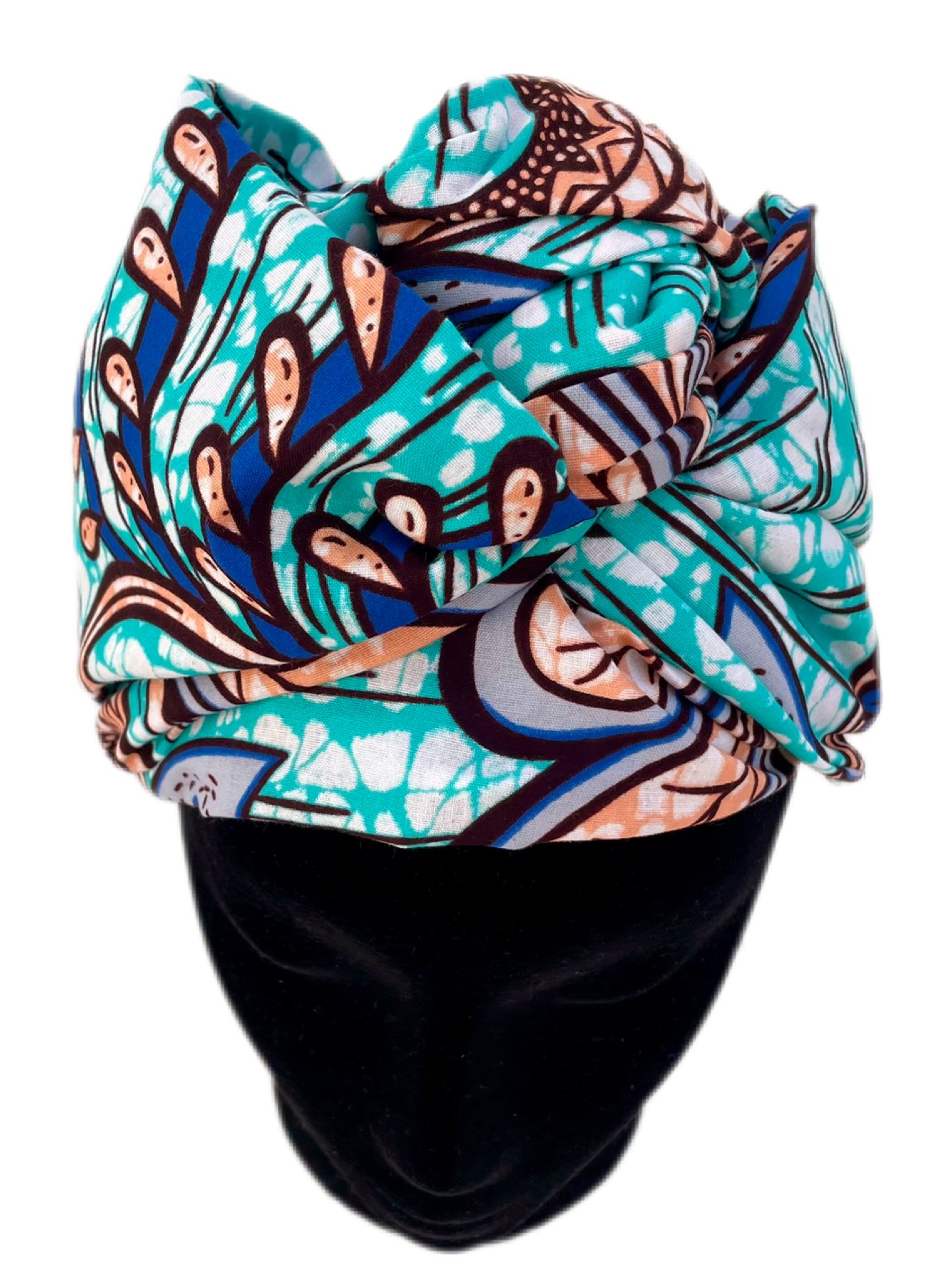 Turbante toda la cabeza estilo floral - KHAMALI