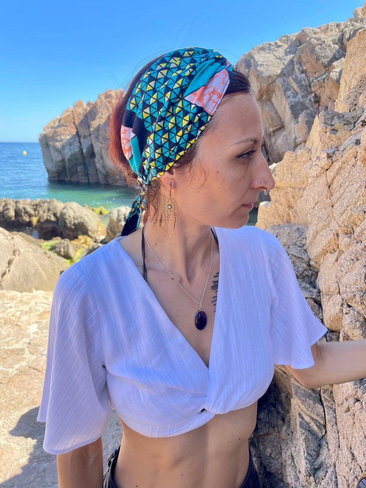 Turbante y top dos en uno - KHAMALI